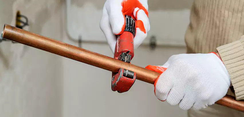 Temporary Copper Pipe Repair Rome, GA