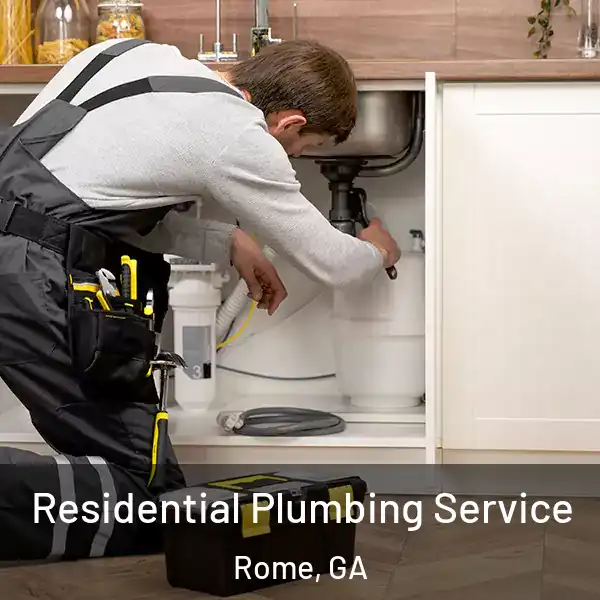  Residential Plumbing Service Rome, GA
