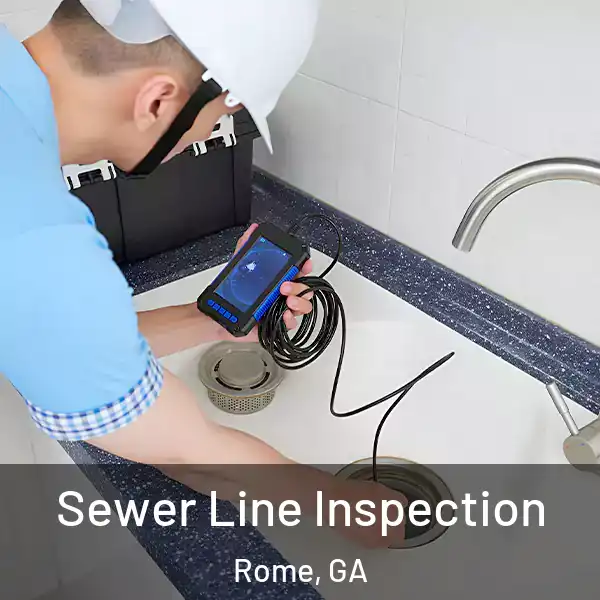  Sewer Line Inspection Rome, GA