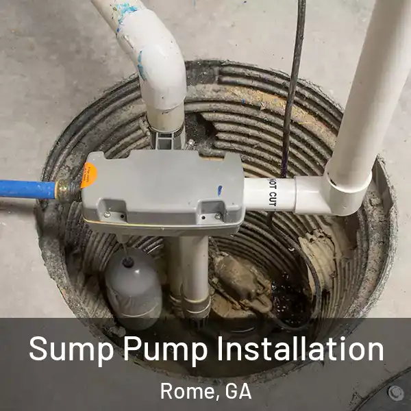 Sump Pump Installation Rome, GA