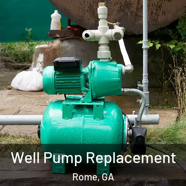  Well Pump Replacement Rome, GA